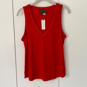 Anthropologie Saturday Sunday red tank top